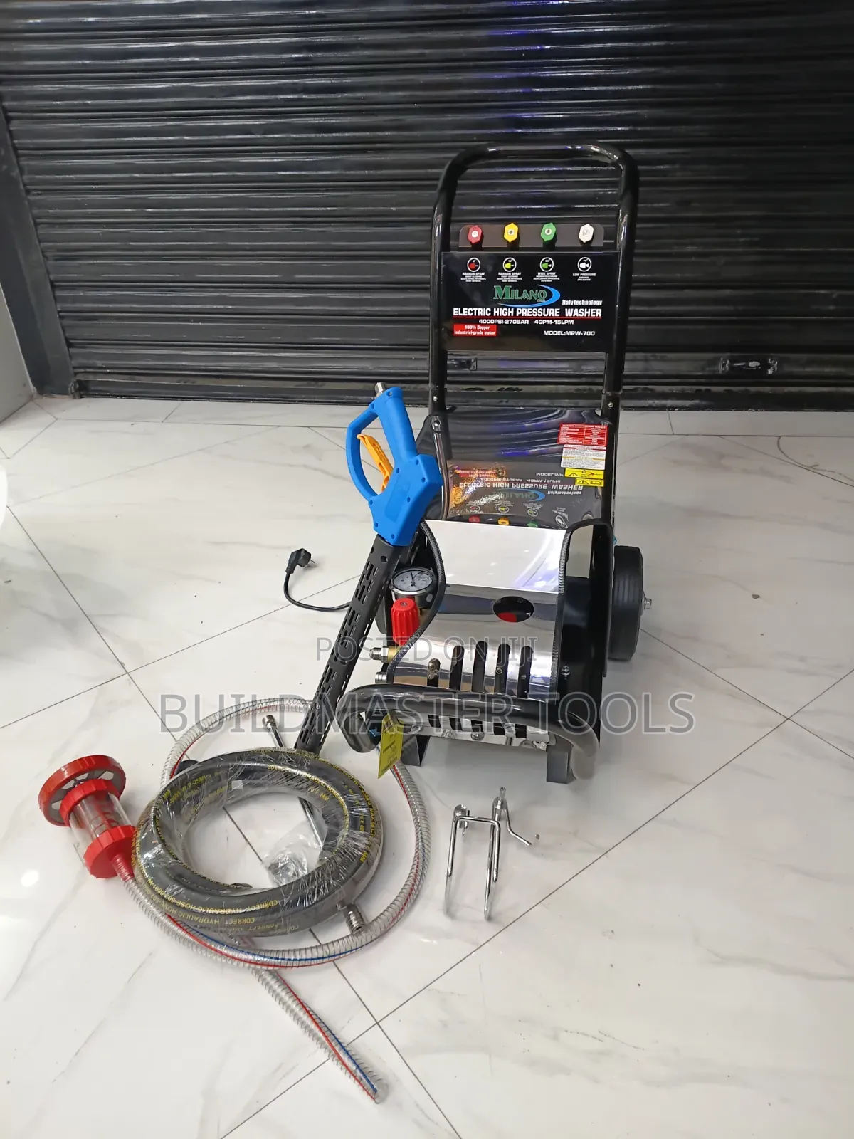 4000psi Milano Italia Electric High-Pressure Washer