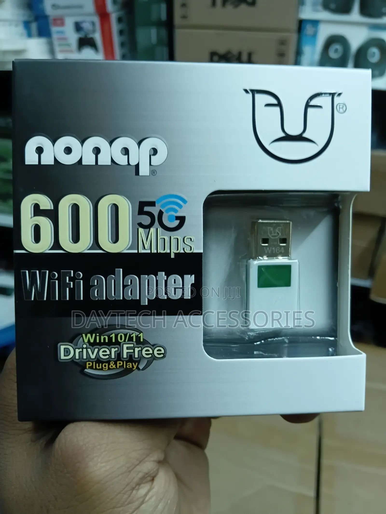 Nonap W164 600mbps Dual Band Plug Play Wifi USB Adapter