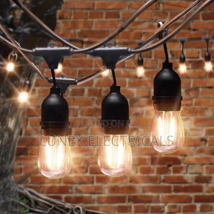 Outdoor Wedding Party Patio Garden Decor Use Christmas Bulbs Light