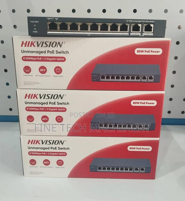 Hikvision Unmanaged poE Switch - main view