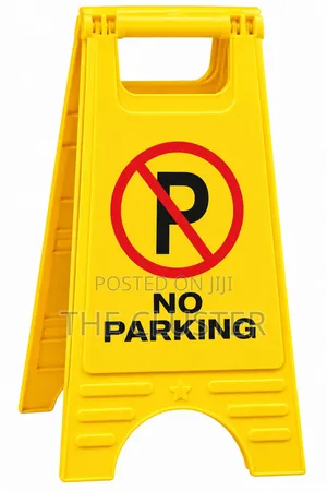 No Parking Fordable Sign