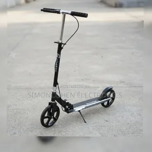 Foldable Kick Scooter With Handbrake and Kickstand