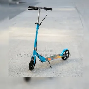 Foldable Kick Scooter With Handbrake and Kickstand