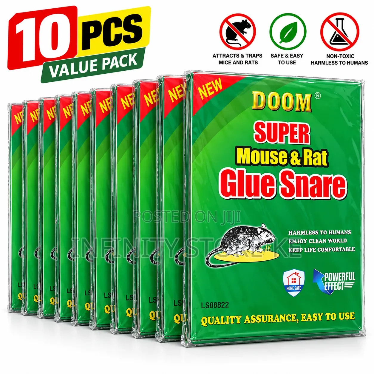 Super Glue Mouse Trap 10 PCS Value Pack