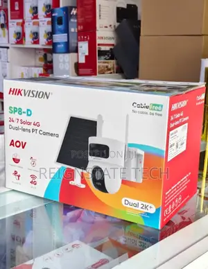 Full Color Hikvision SP-8 Dual Lens Solar Powered PTZ Camera