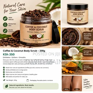 Naturea Coffee Coconut Body Scrub – 200g | Exfoliates Smoothens