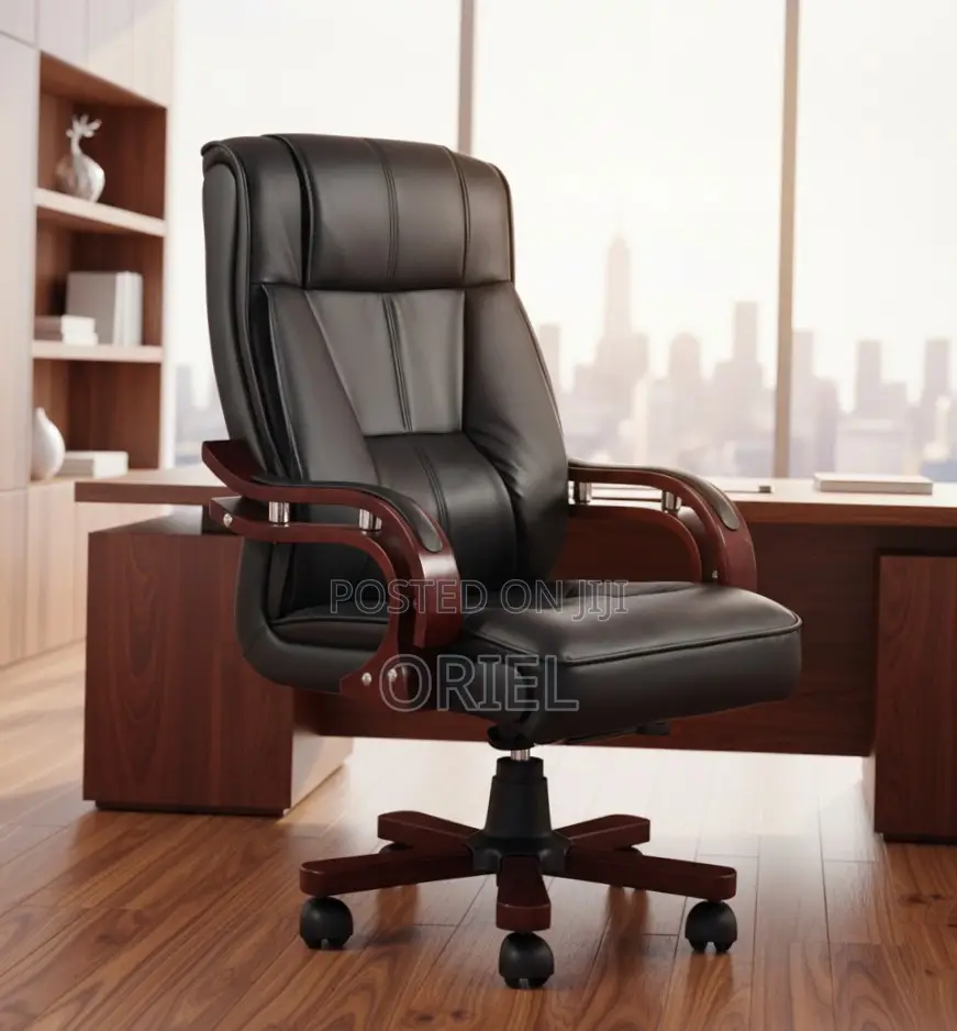 Office Leather Chair : Bliss Leather Swivel Office Chair.
