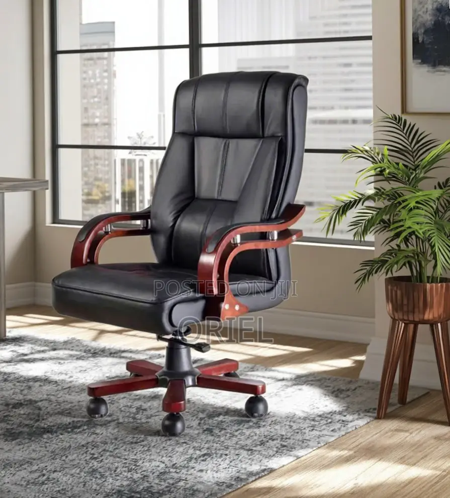 Office Leather Chair : Bliss Leather Swivel Office Chair.