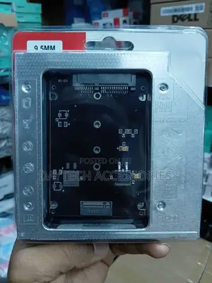 MSATA NGFF B/M-Key SSD to Slimline SATA 13Pin Caddy Case for 9.5mm
