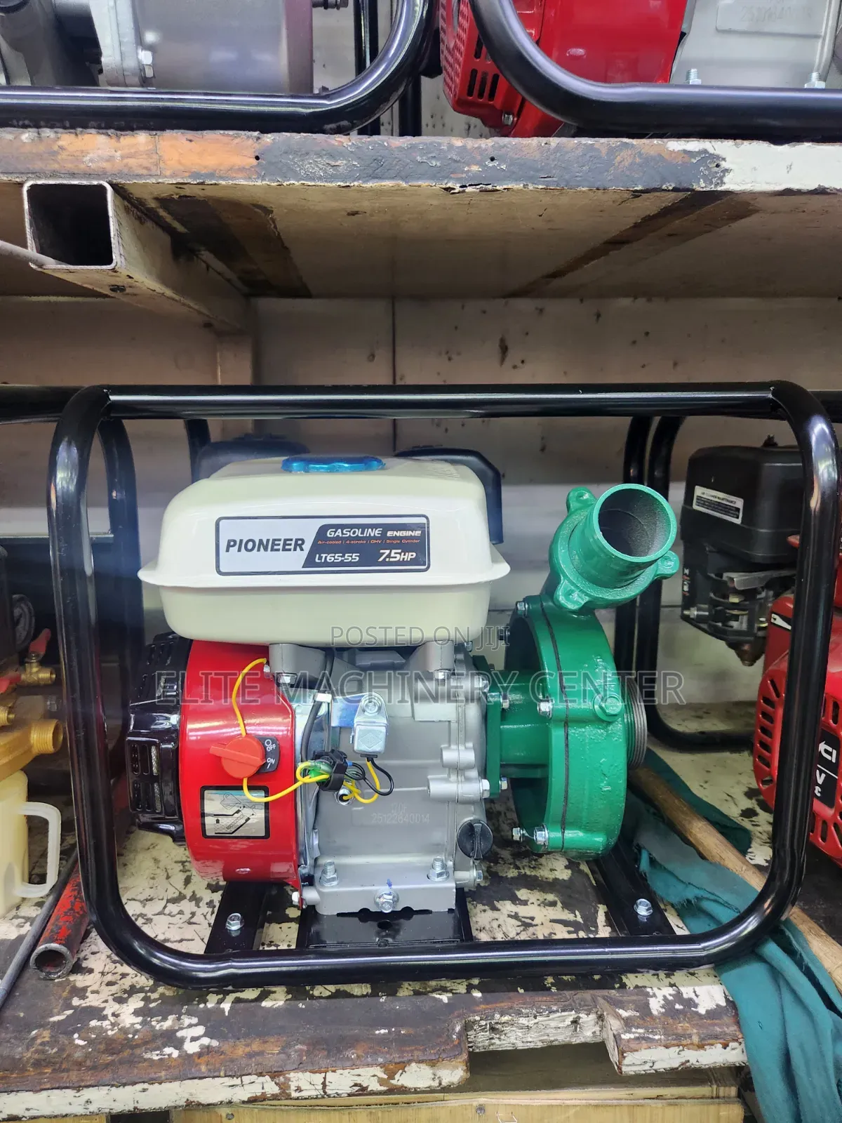 Pioneer LT65-55 Gasoline Water Pump With a 7.5-HP Engine