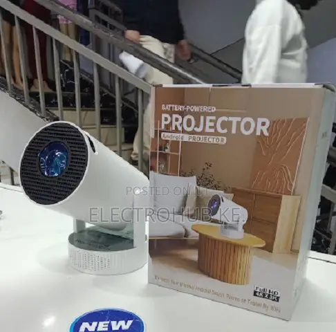 HY300 Pro Max Android Projector With Inbuilt Battery