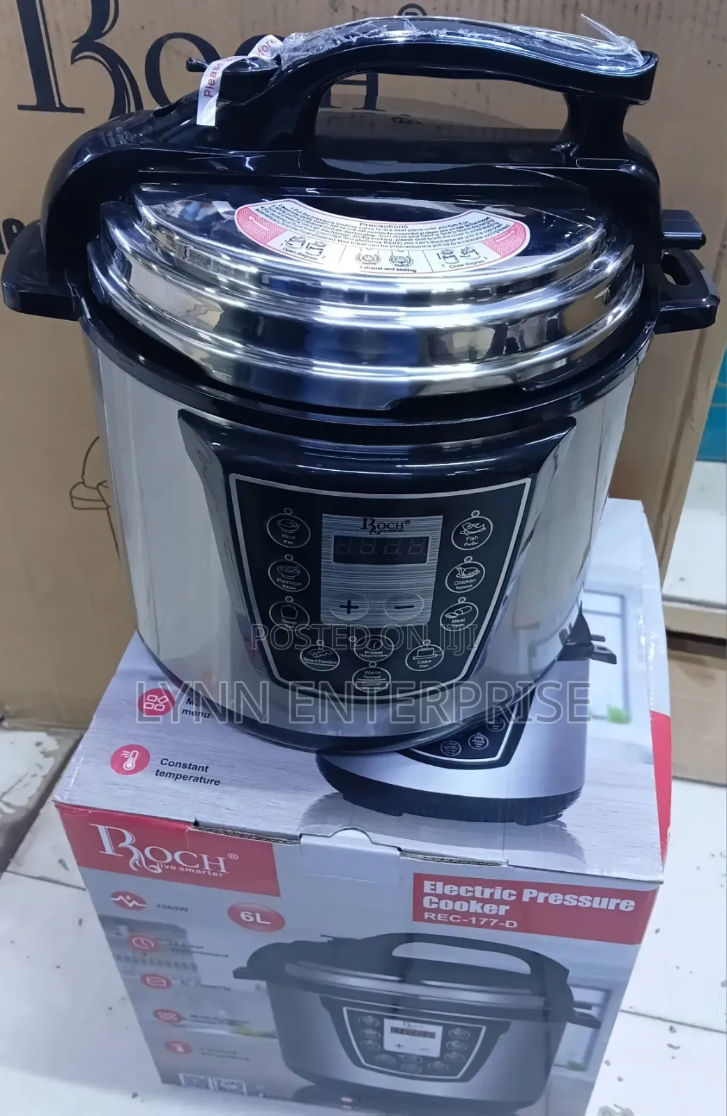 Roch 6 Litres Multifuction Electric Pressure Cooker