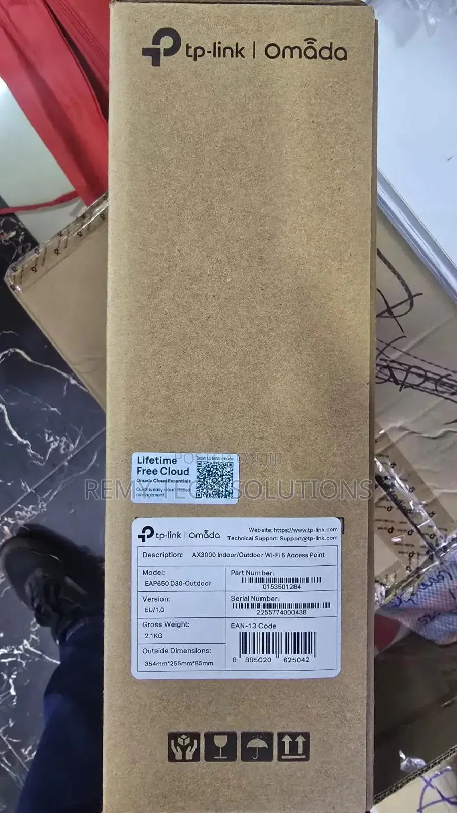 Tp Link Omada AX3000 Eap650 D30 Access Point