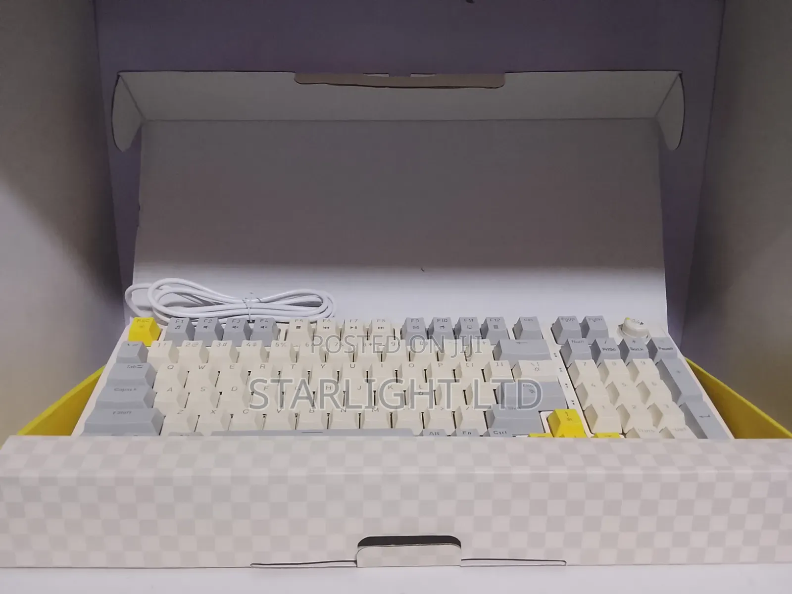 T-Wolf Wired Mechanical Gaming Keyboard With MultiMedia Control Knob