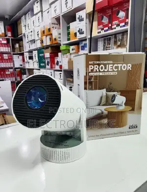 HY300 Pro Max Home Cinema Projector With Inbuilt Battery