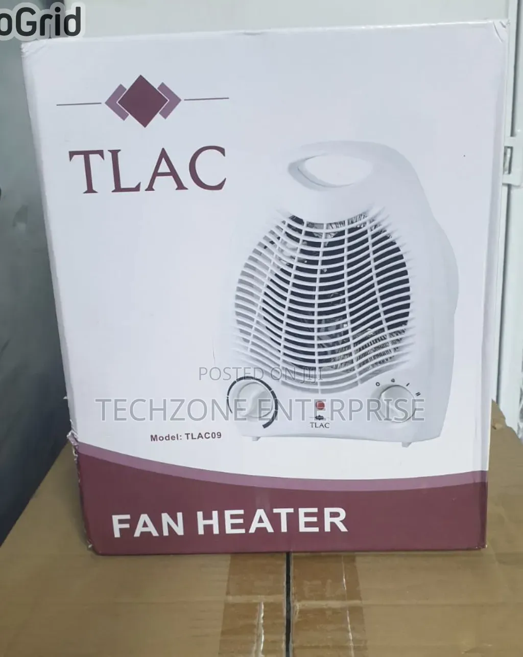 Tlac Fan Quartz Heater With 2 Heat Settings 