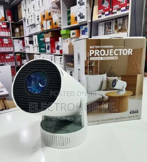 HY300 Mini Projector With Android13 and Internal Battery