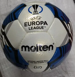 Blue Molten Soccer Ball