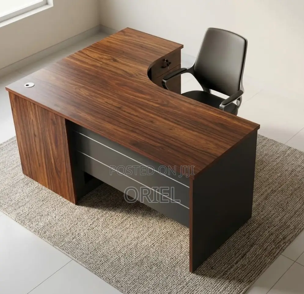 1.6M Curved Office Study Desk : 1600MM Curved Office Table