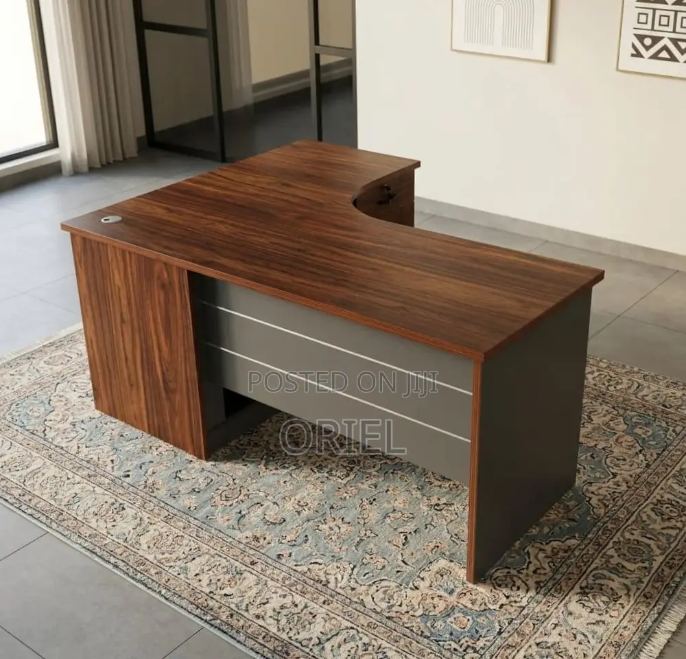 1.6M Curved Office Study Desk : 1600MM Curved Office Table