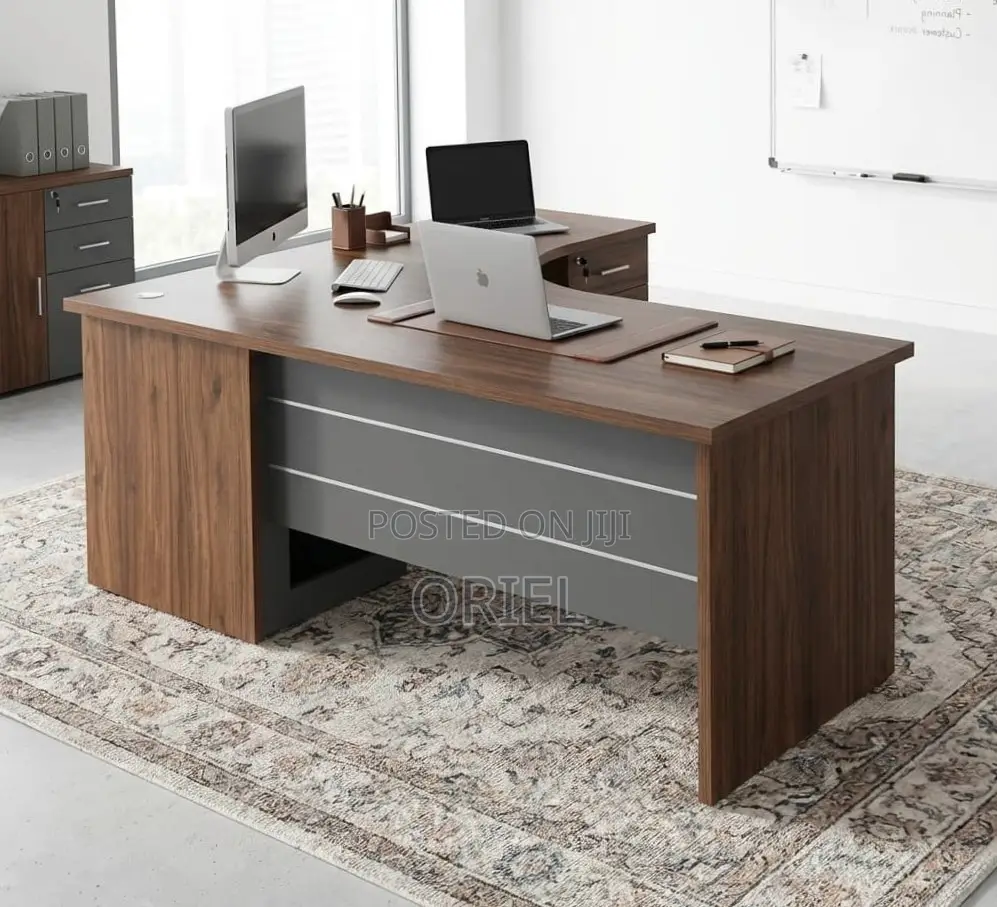 1.6M Curved Office Study Desk : 1600MM Curved Office Table