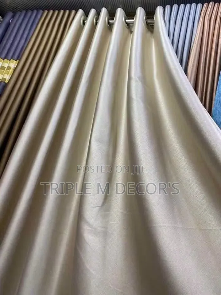 Thick Poly-Cotton Lined Blackout Drapes