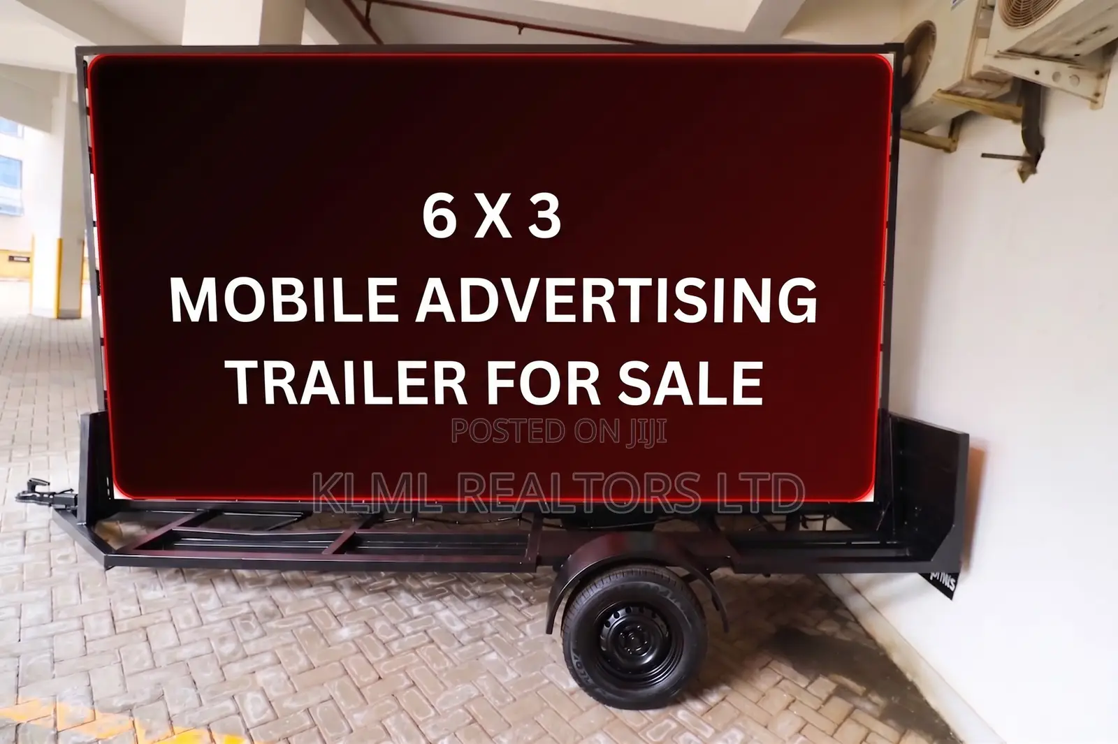 Mobile Advertising Billboard Trailer (3x6) for Sale or Hire