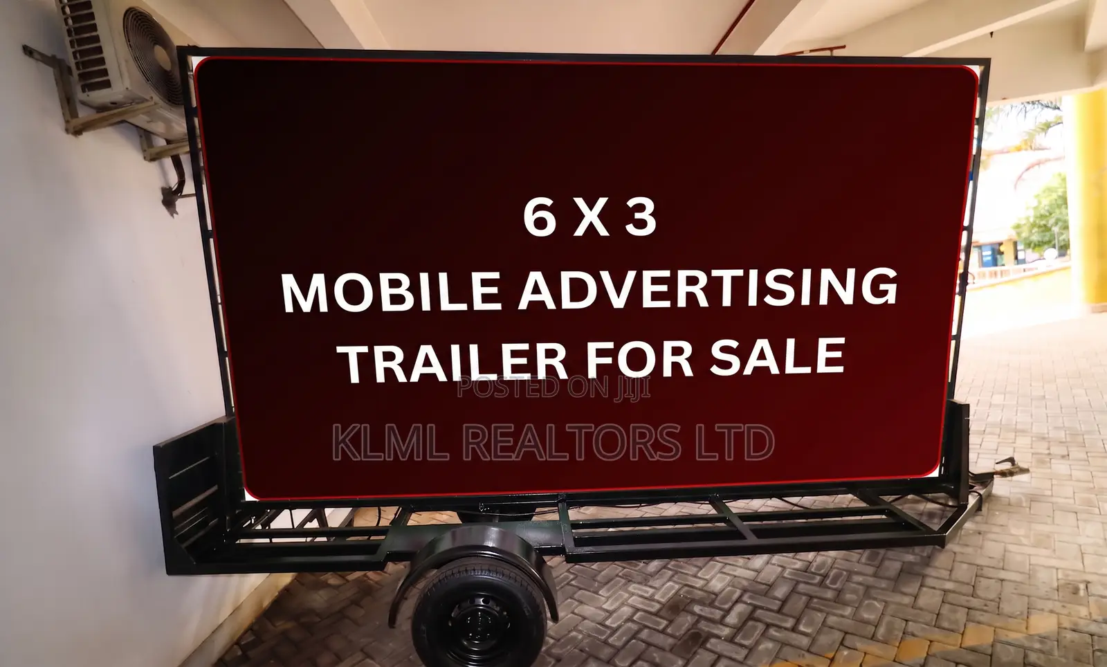 Mobile Advertising Billboard Trailer (3x6) for Sale or Hire