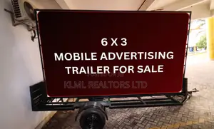 Mobile Advertising Billboard Trailer (3x6) for Sale or Hire