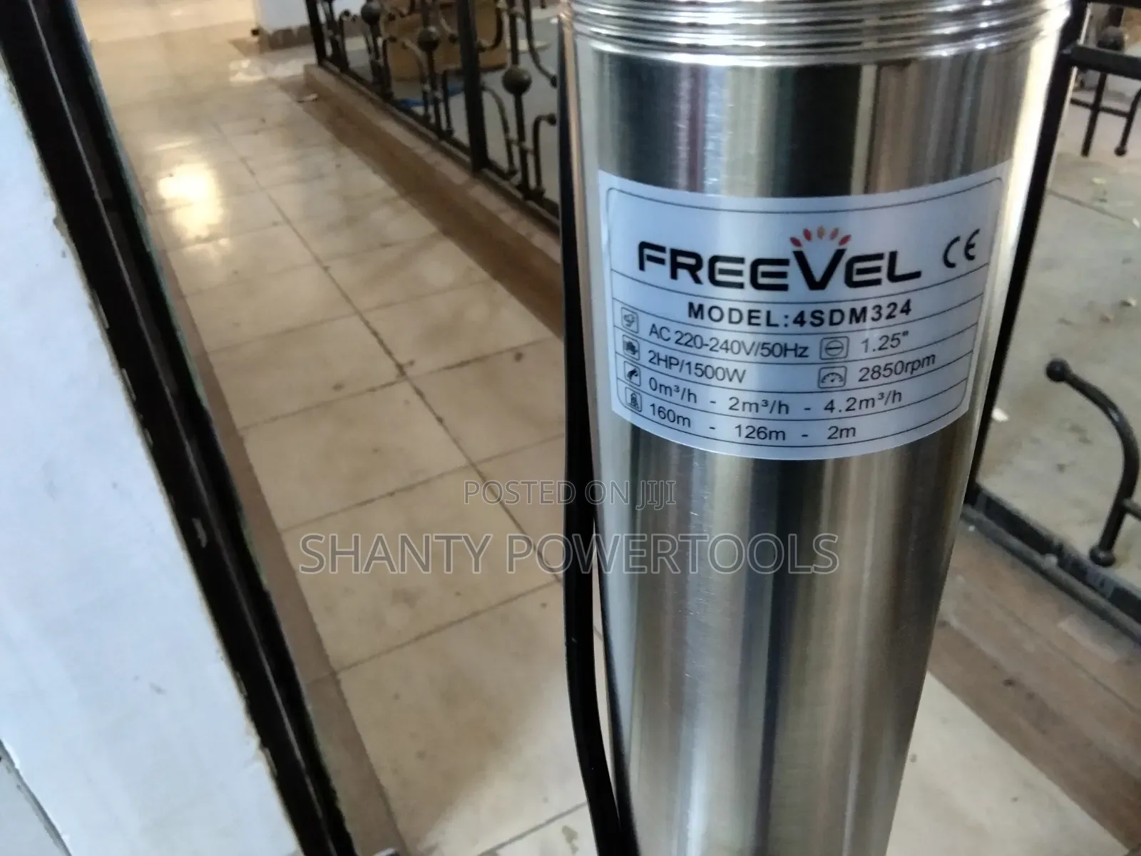 Freevel Submersible Pump 2hp 160mhead