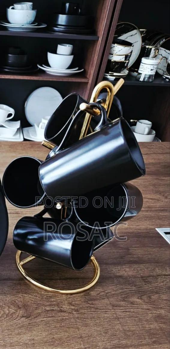 High Quality Black Mug Set(6pcs) - main view