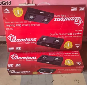 Ramtons RG/516 - 2 Burner Gas Cooker - Black (One Year Warranty) 