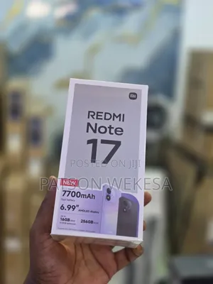 New Xiaomi Redmi Note 17 256 GB Black