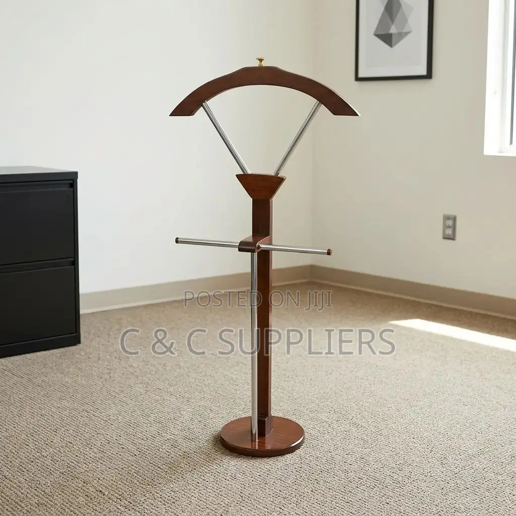 Executive Solid Mahogany Coat Hanger