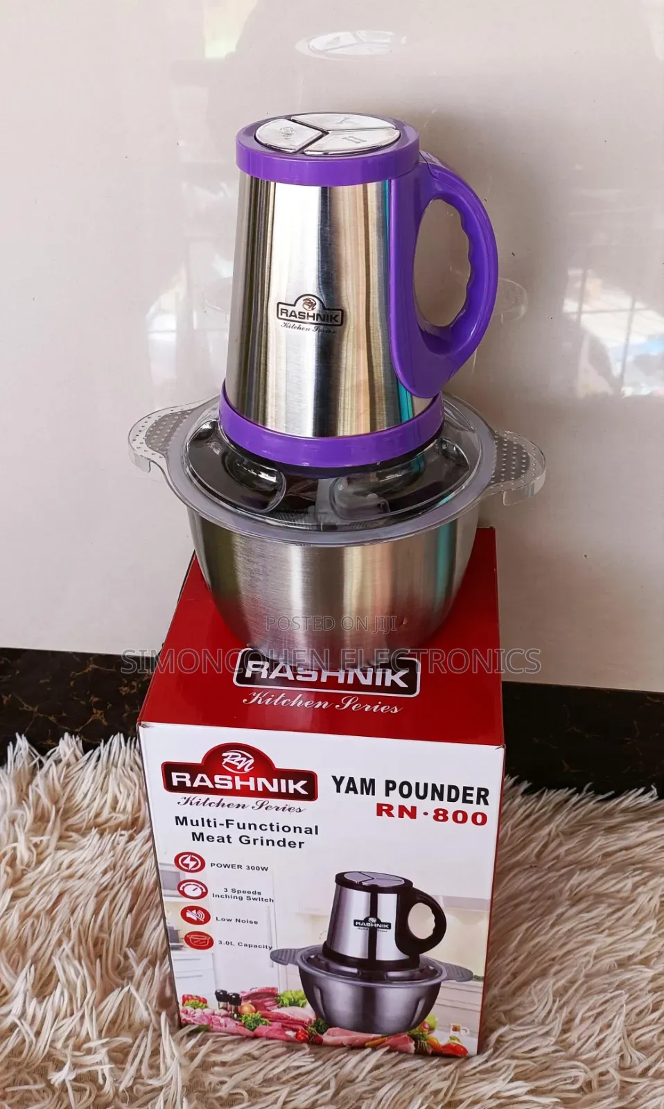 Rashnik 3L Electric Food Chopper