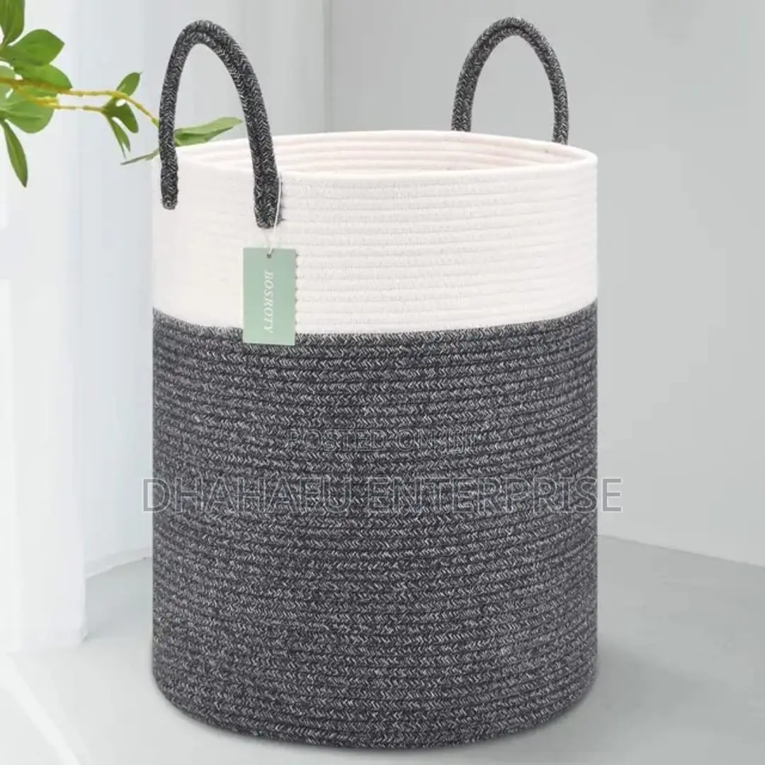 Cotton Rope Laundry Basket