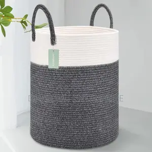 Cotton Rope Laundry Basket
