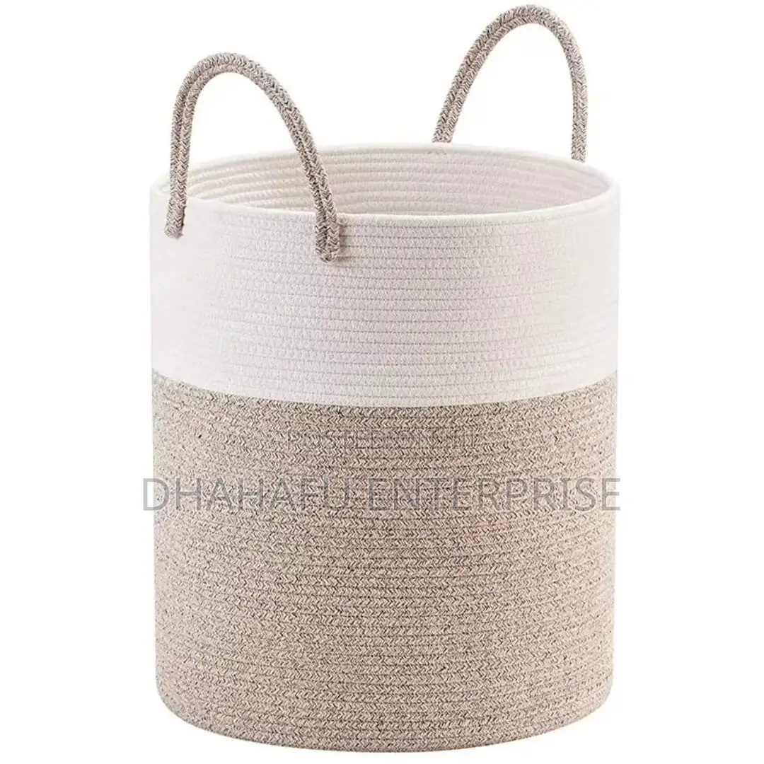 Cotton Rope Laundry Basket