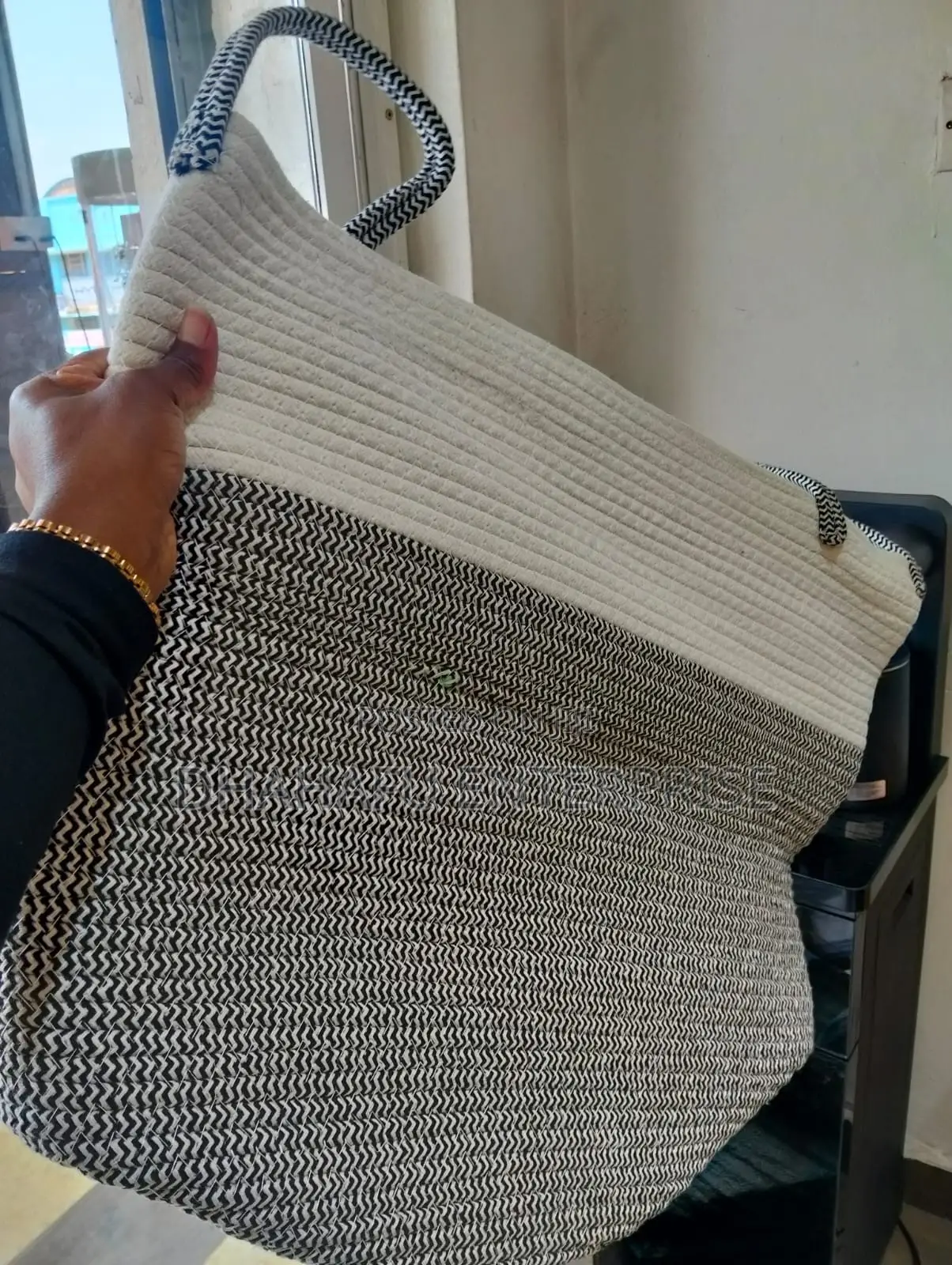 Cotton Rope Laundry Basket
