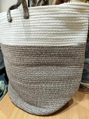 Cotton Rope Laundry Basket