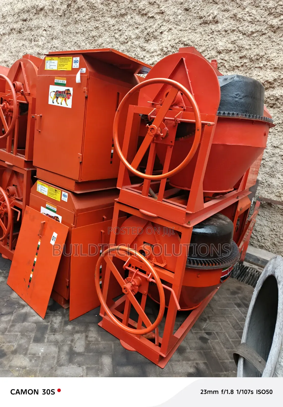 Industrial 500L Concrete Mixer – 6.5HP Diesel