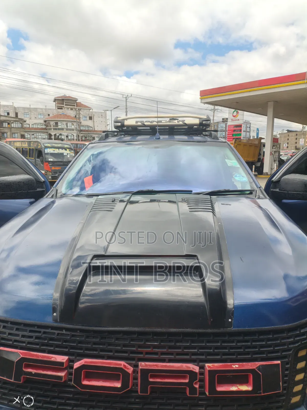 Window Tinting|Nano Ceramic Side, Metallic Blue Chameleon Windscreen
