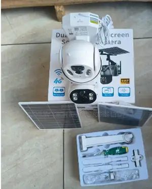 Ubox 6MP Dual Lens 4G Solar PTZ CCTV Camera