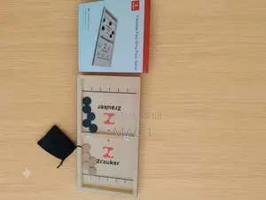 Foldable Fast Sling Puck Game Board – Portable Wooden Board Game