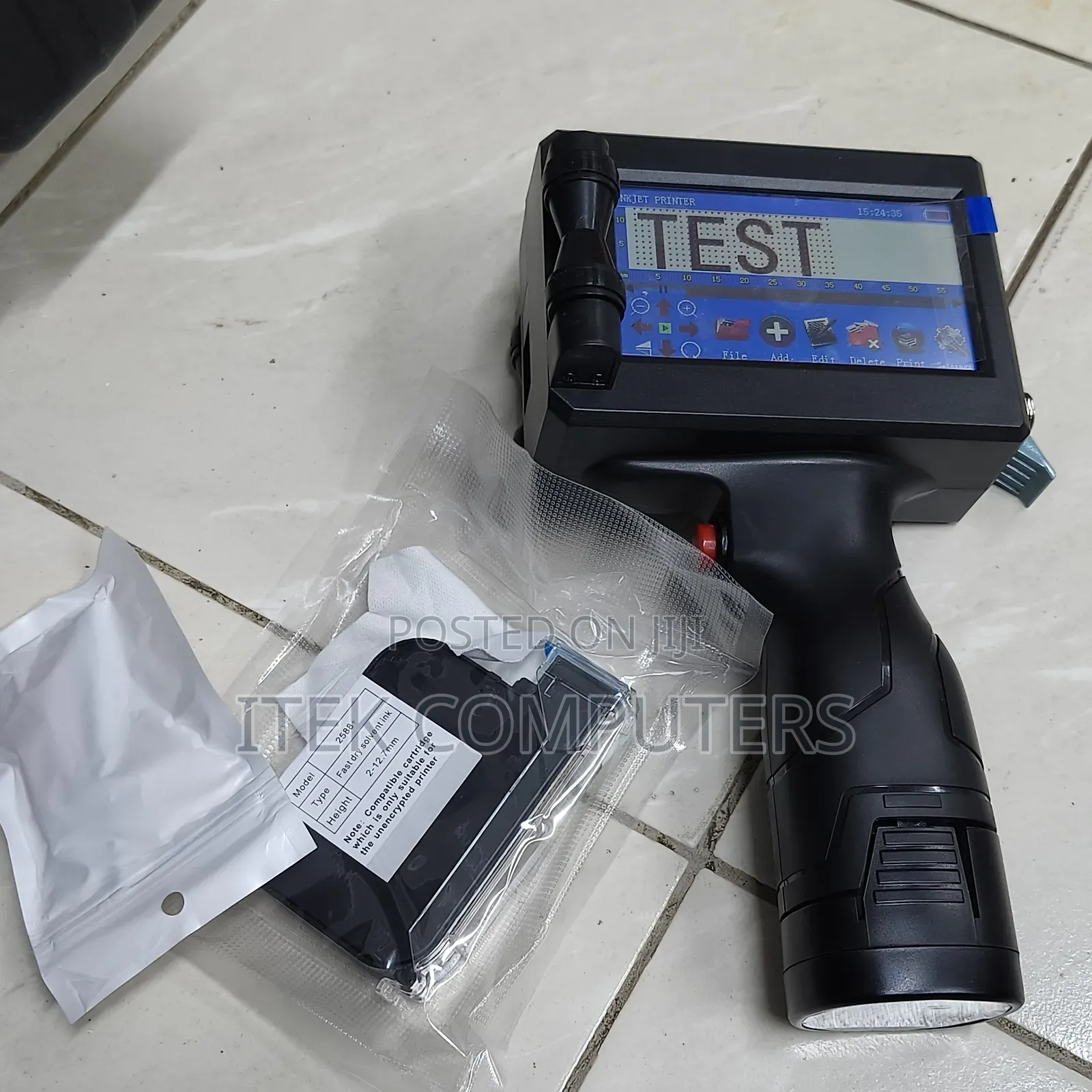 Handheld 12.7mm Coding Printer for Retail Product Packaging