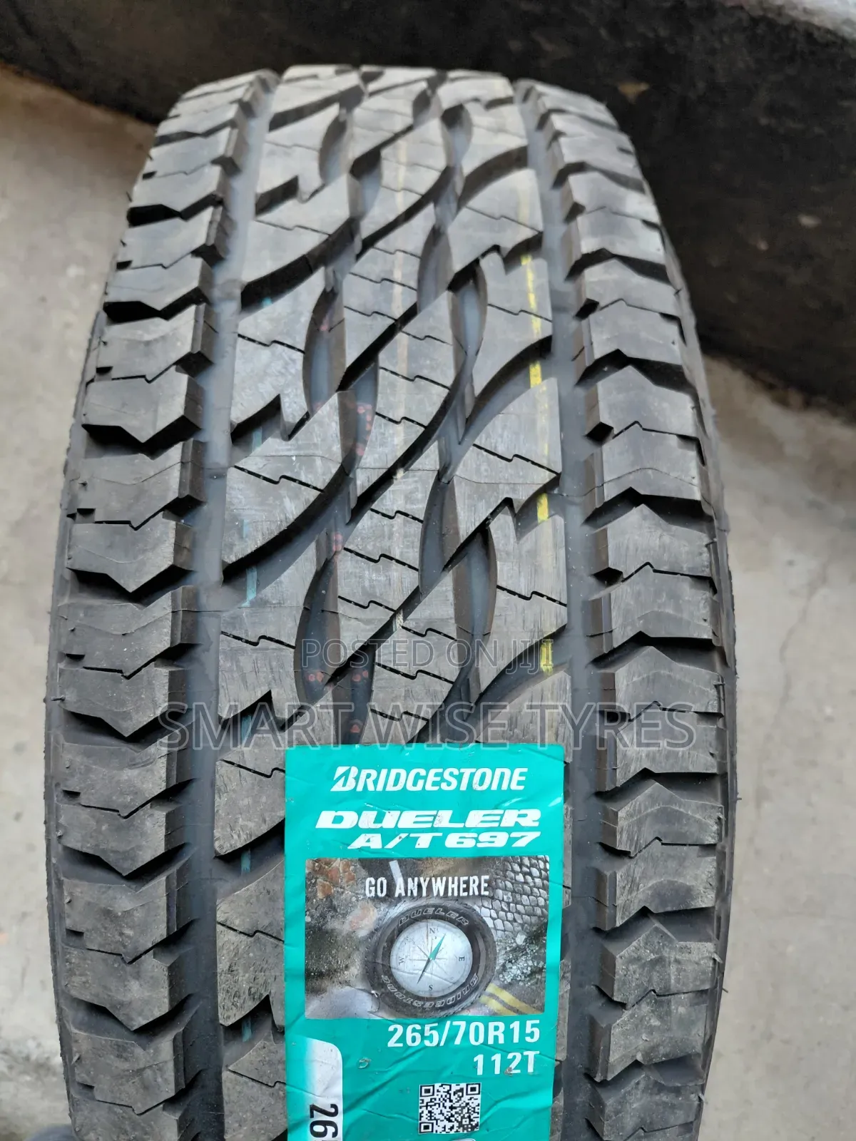 265/70r15 Bridgestone a/T 697