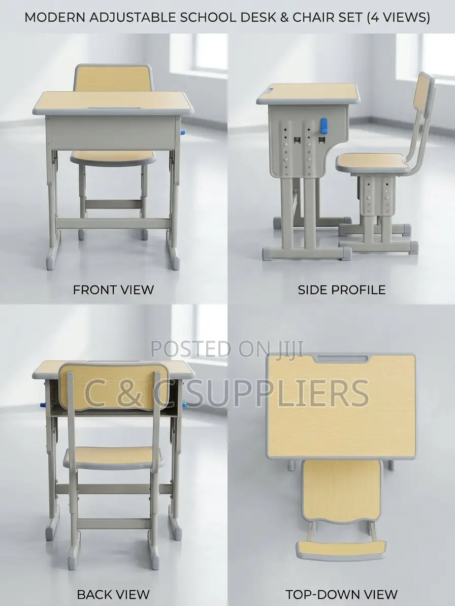 Study Writing Kids Desk Chair Set