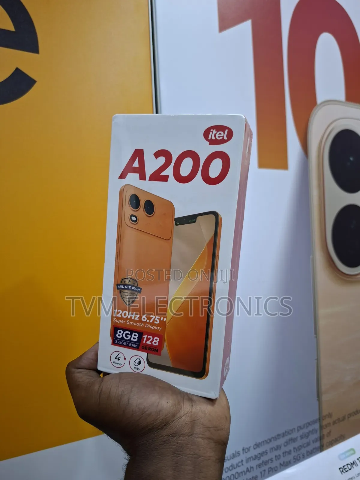 New Itel A200+ 128 GB Orange