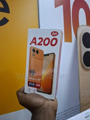 New Itel A200+ 128 GB Orange
