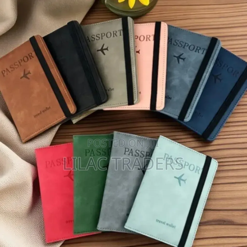 Travel Passport Holder With Card SIM Slots + Suitcase Tag Galo